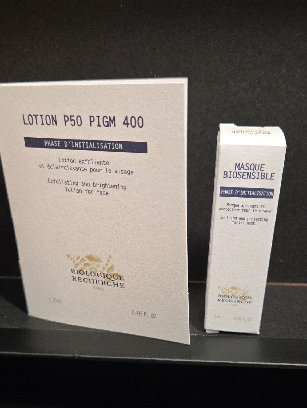 Biologique Recherche Lotion P50 PIGM 400 & Masque Biosensible - White